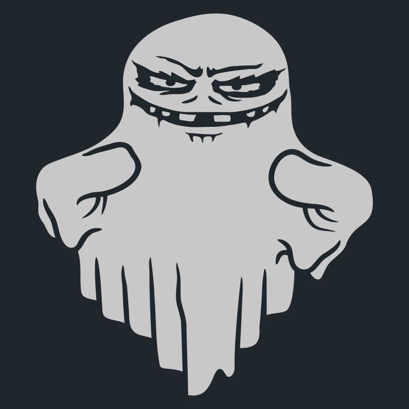 Comic schwebender Monster Geist