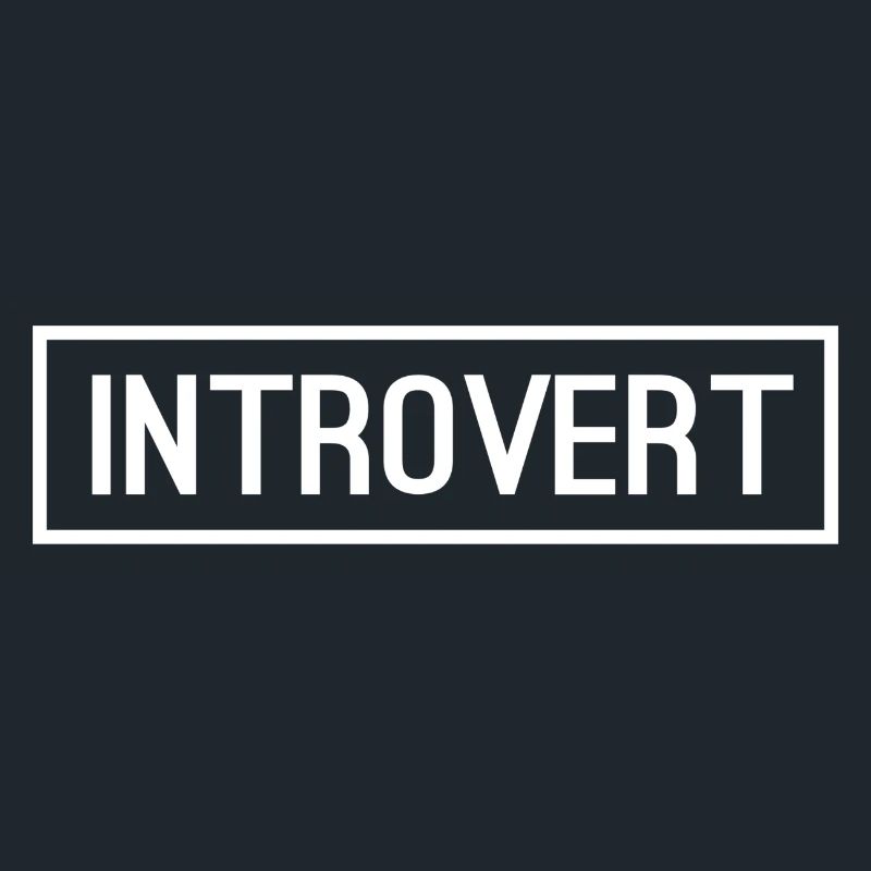 Introvert box white