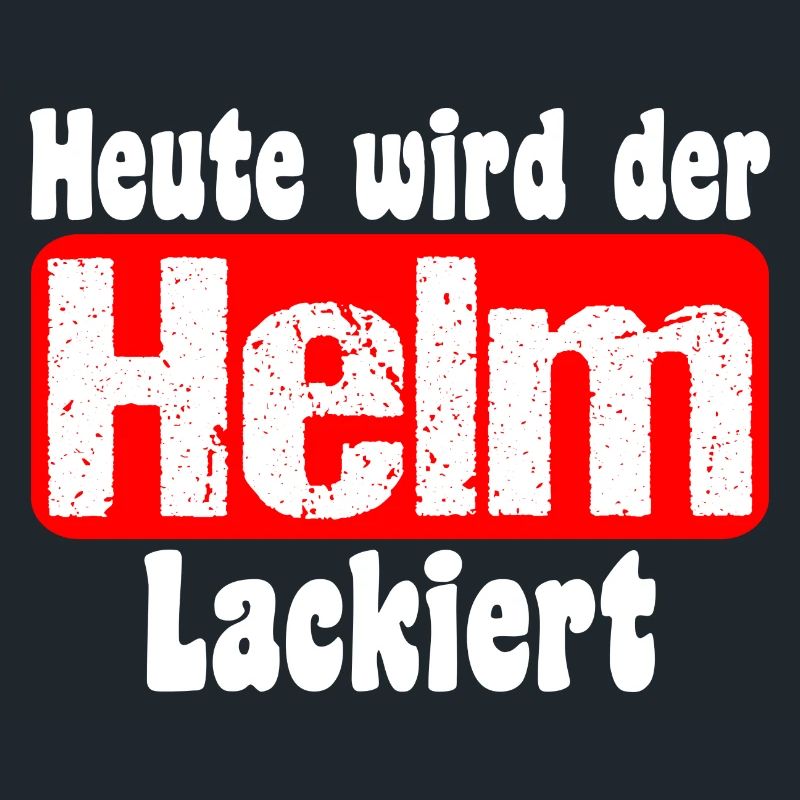 Heute wird der Helm lackiert