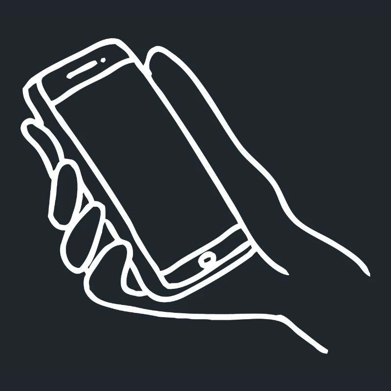 Main de smartphone