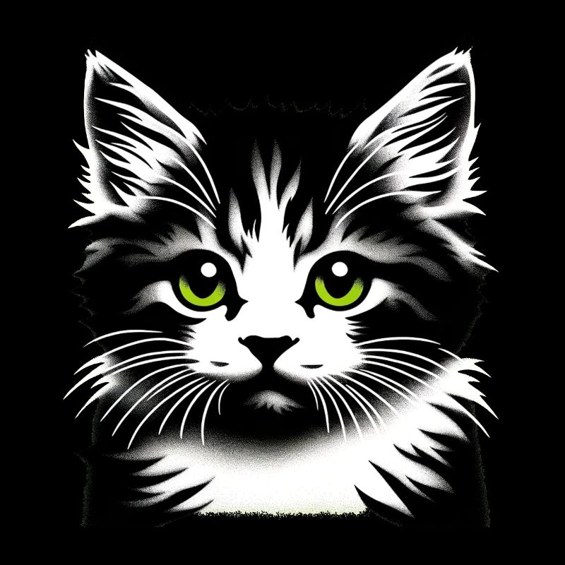 Loving cat face