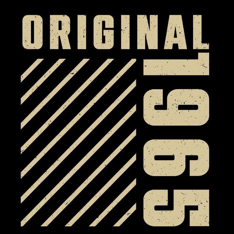 Original 1965 Authentic 1965 Vintage Bursdag
