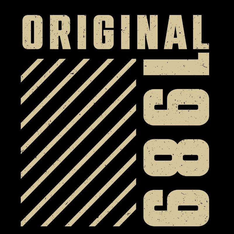 Original 1989 Authentic 1989 Vintage Bursdag