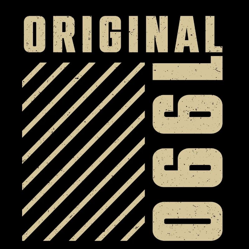 Original 1990 Authentic 1990 Vintage Bursdag