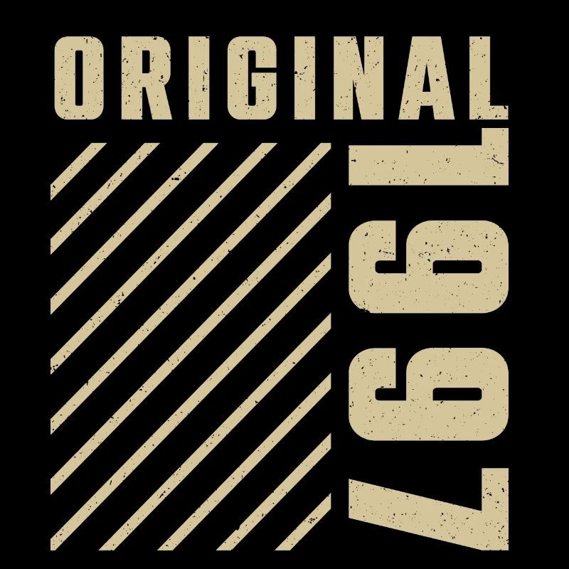 Original 1997 Authentic 1997 Vintage Bursdag