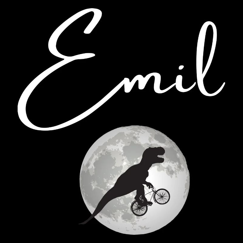 EMIL - Beau prénom de garçon avec dinosaure