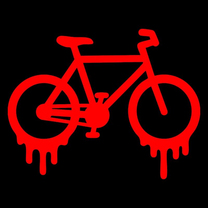 Graffiti de vélo dégoulinant
