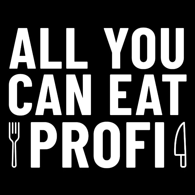 All You Can Eat professional knife fork