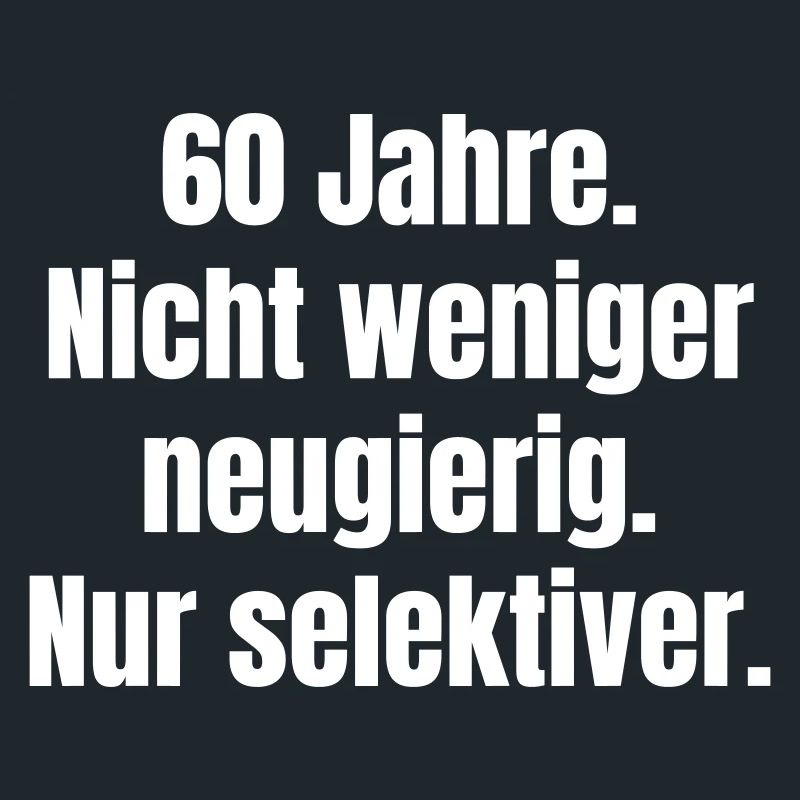 60 years – Curious, selective