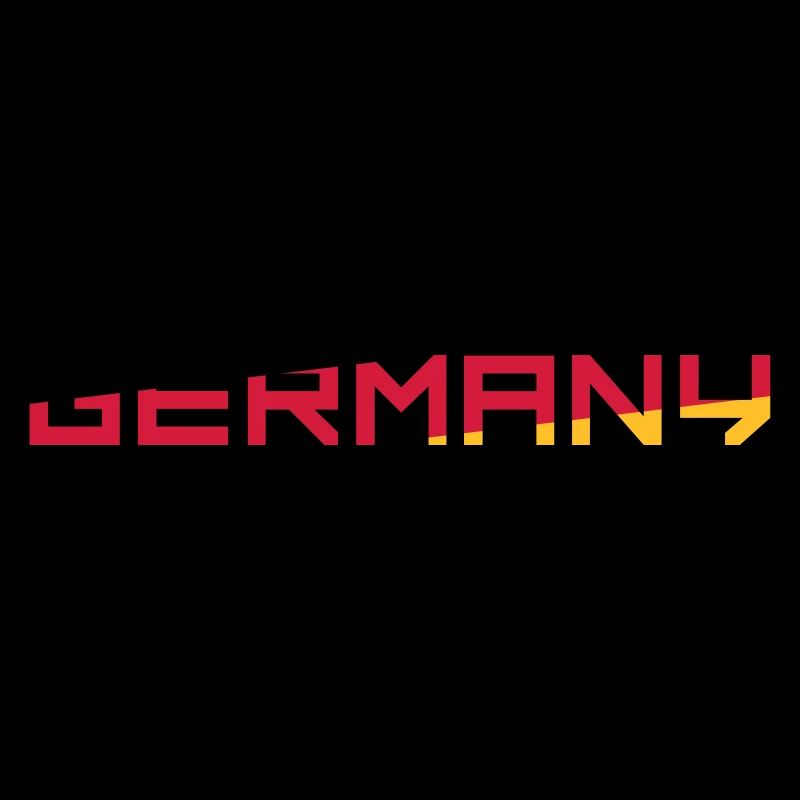 Team Germany Germany Colors Black Red Gold G