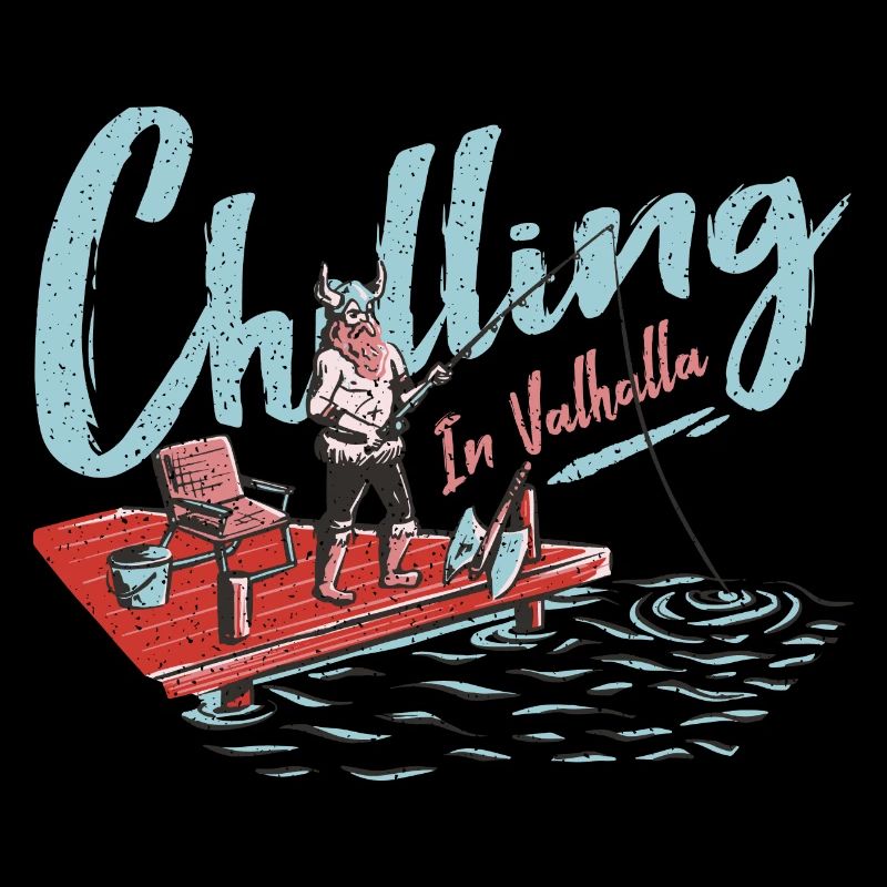 Chilling in Valhalla Wikinger Axt Nordmann
