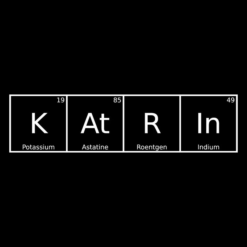 Katrin Name Vorname Chemie Periodensystem Elemente