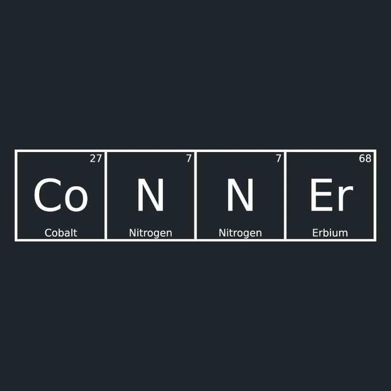 Conner Name First Name Chemistry Periodic Table Elements