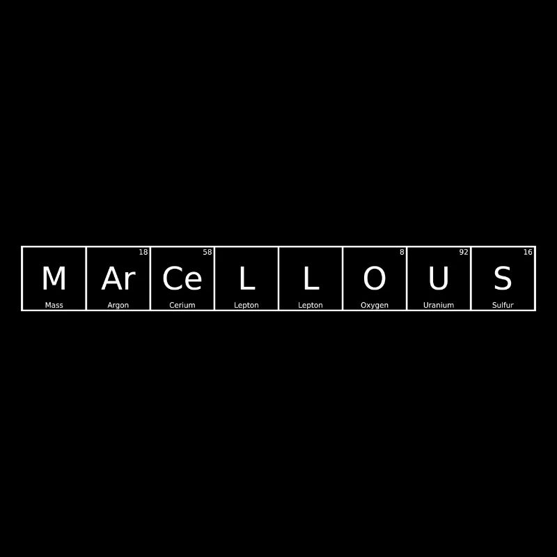 Marcellous Name First Name Chemistry Periodic Table