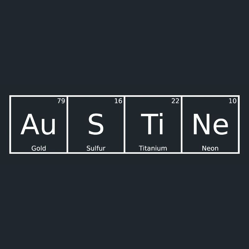 Austine Nom Prénom Chimie Élément du tableau périodique