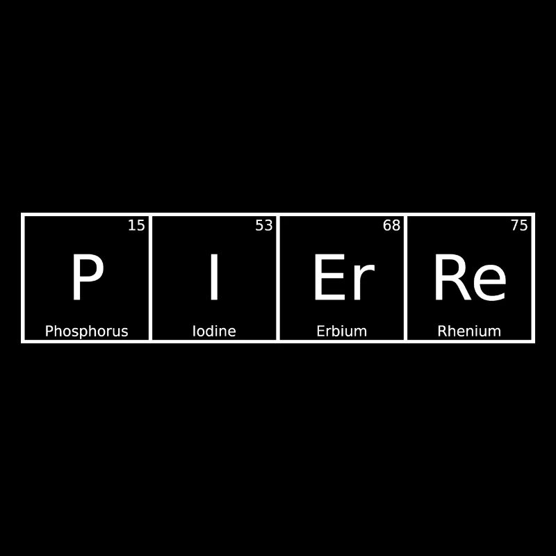 Pierre Name Vorname Chemie Periodensystem Elemente
