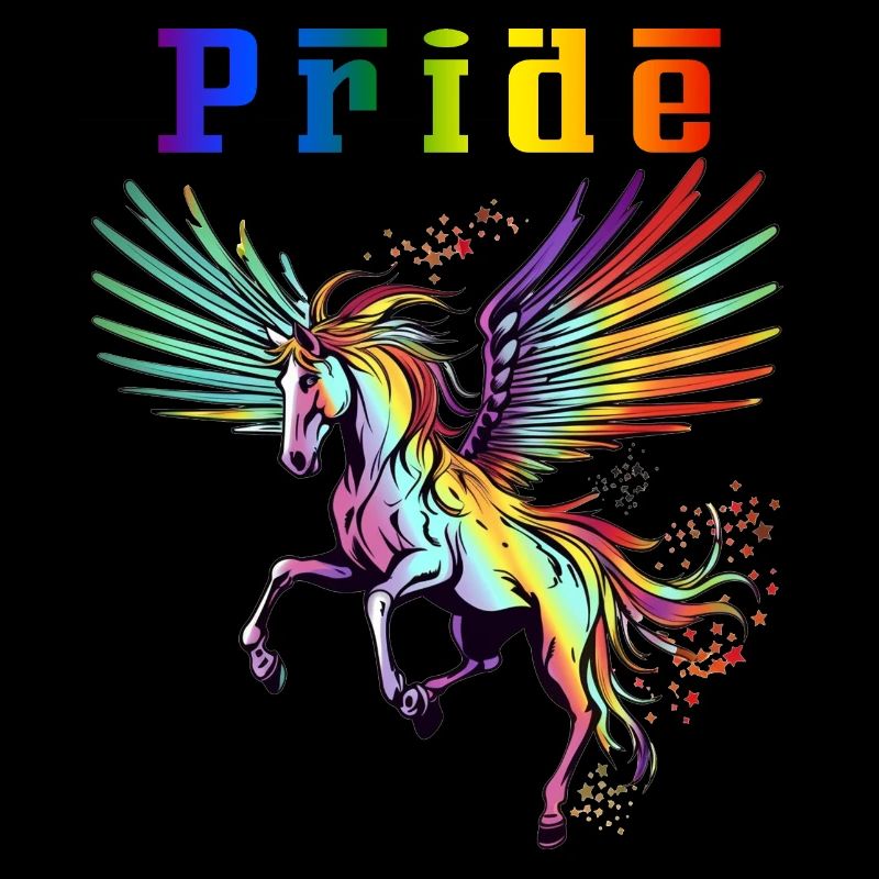 Roulez avec Pride Majestic Rainbow Pegasus