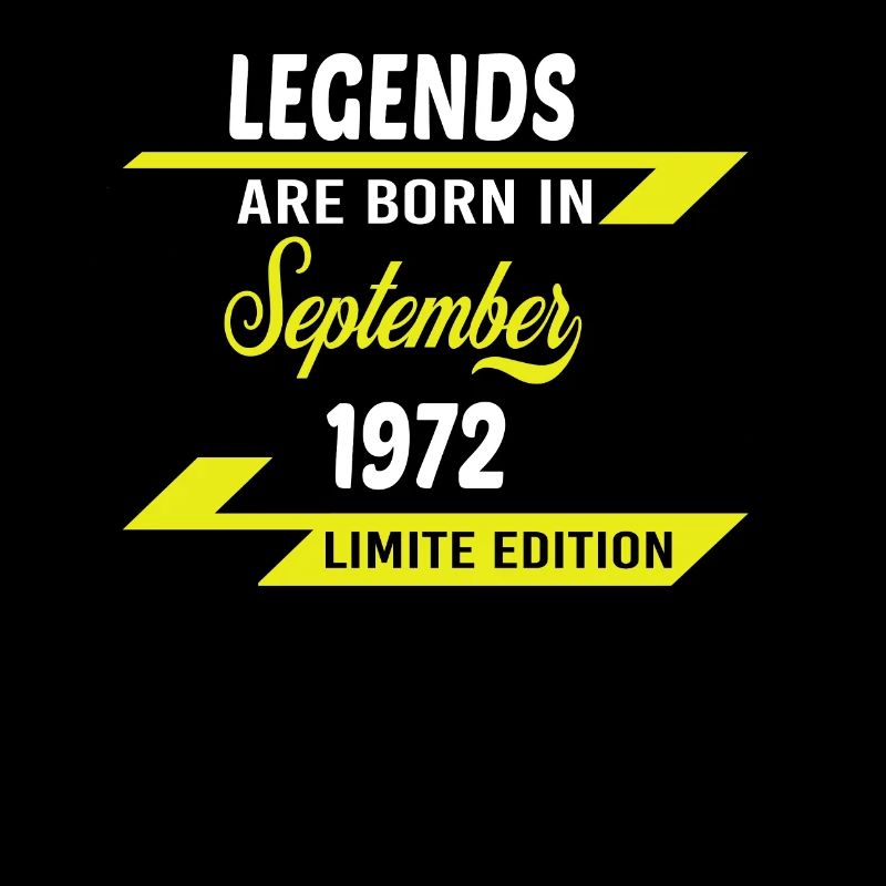 LEGENDS ARE BORN IN 1972 GEBURTSTAGSGESCHENK