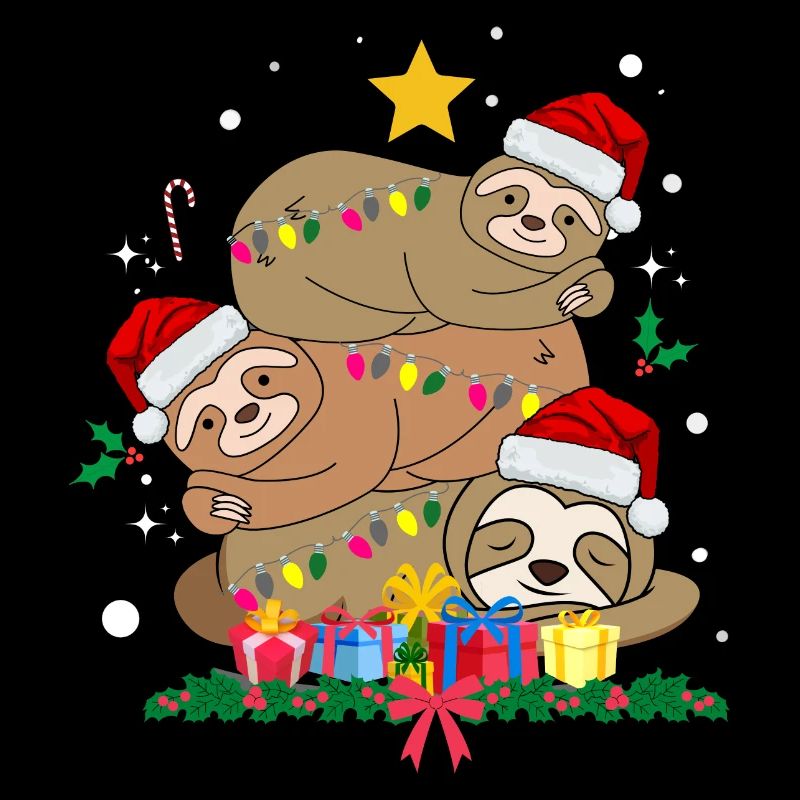 Paresseux de Noël