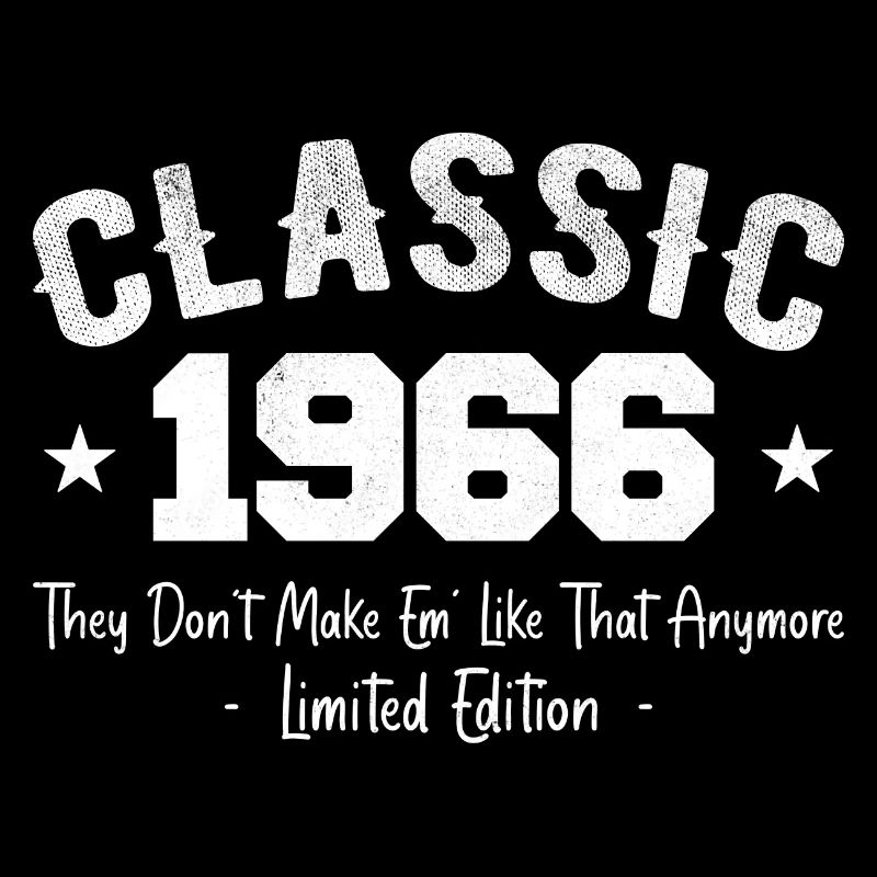 Né 1966 Vintage Cadeau Anniversaire Classic 1966