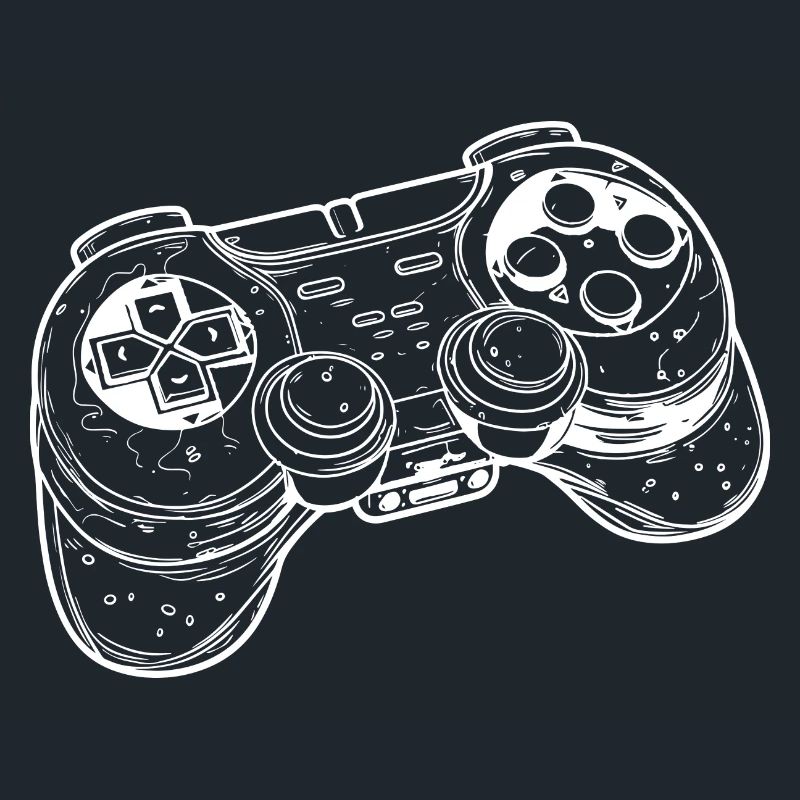 Dessin de manette de jeu vidéo