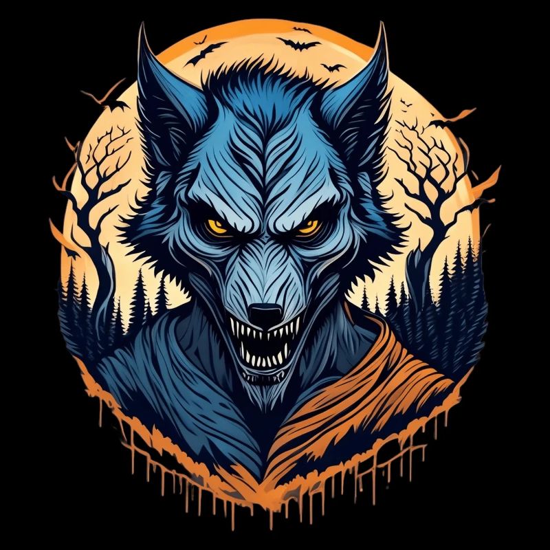 Gruseliges Halloween-partykostüm Werwolf