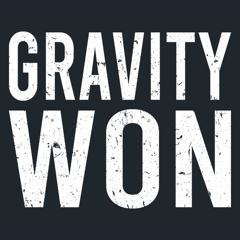 Vintage Gravity Won drôle cassé bras jambe os