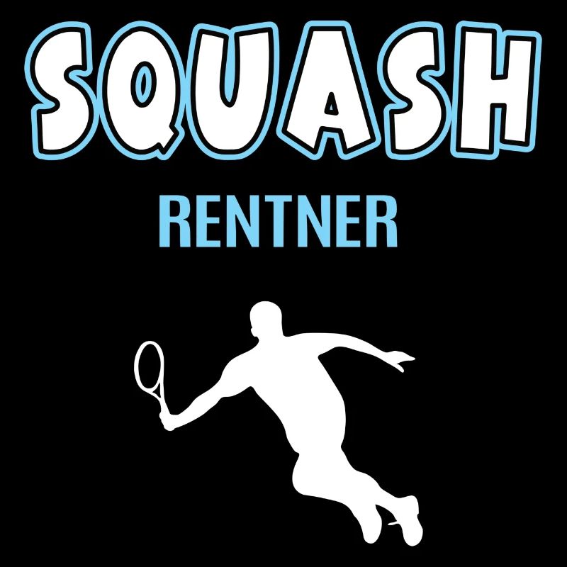 Squash Squashspieler Rentner Rente Ruhestand
