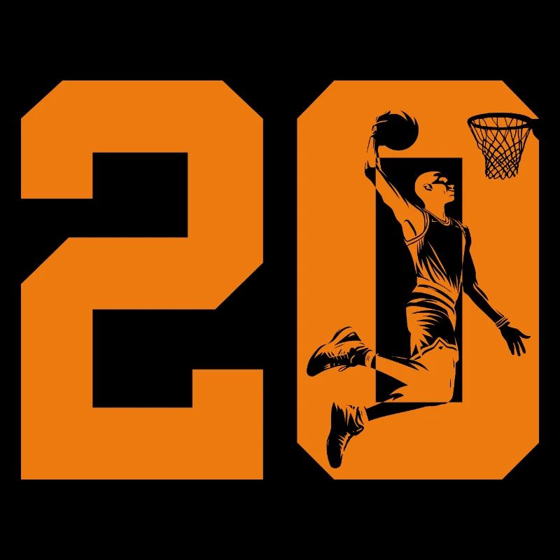 NUMMER 20 BASKETBALL 20. GEBURTSTAG