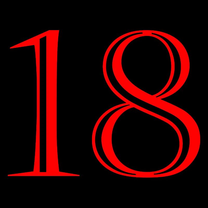 18. 18 ANS. 18e ANNIVERSAIRE. ANNIVERSAIRE 18 ANS.