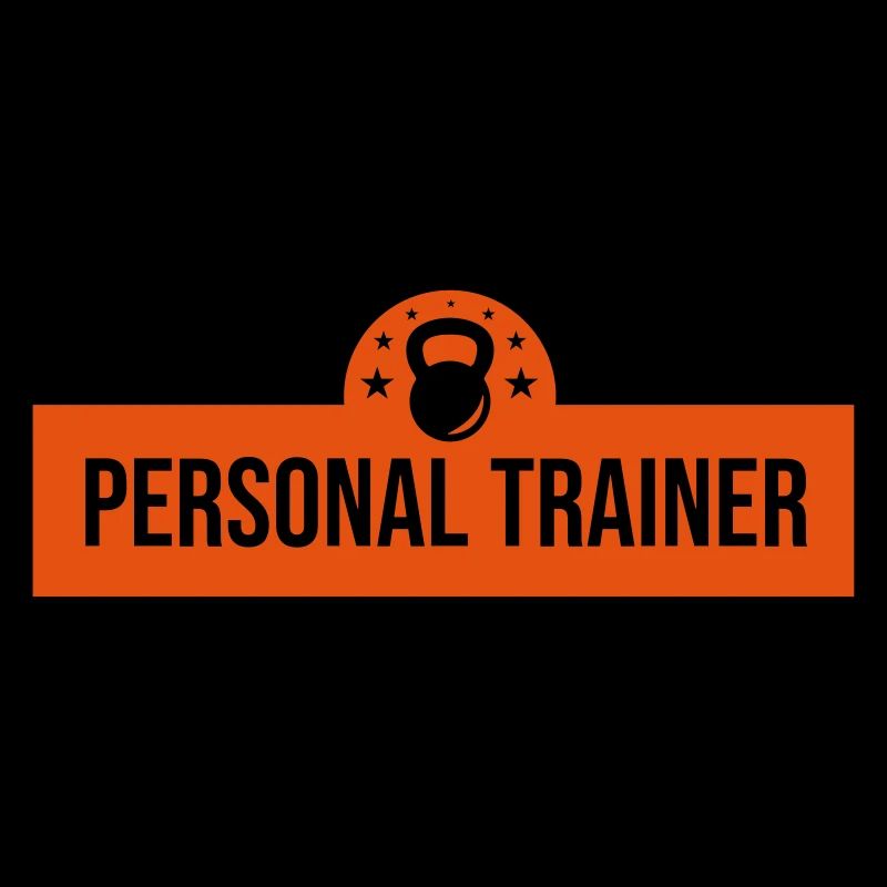 personal trainer with weight