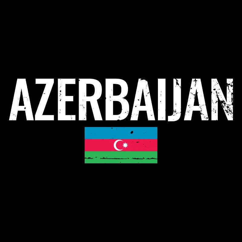 Azerbaïdjan Vintage Azerbaïdjan Drapeau