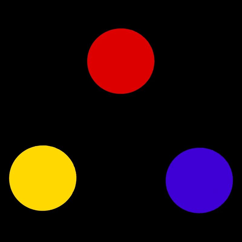 Primary color spheres