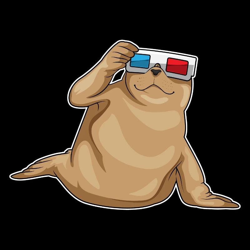 Seehund Brille