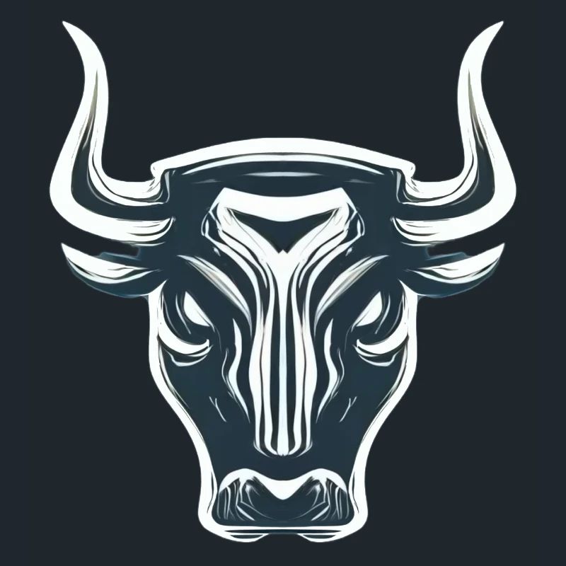 STILISIERTER, KANTIGER STIER