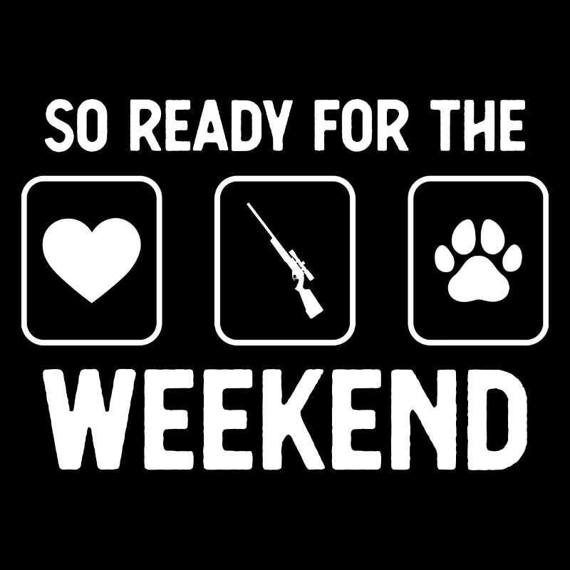 Si prêt pour le week-end - patte de chien - chasse -