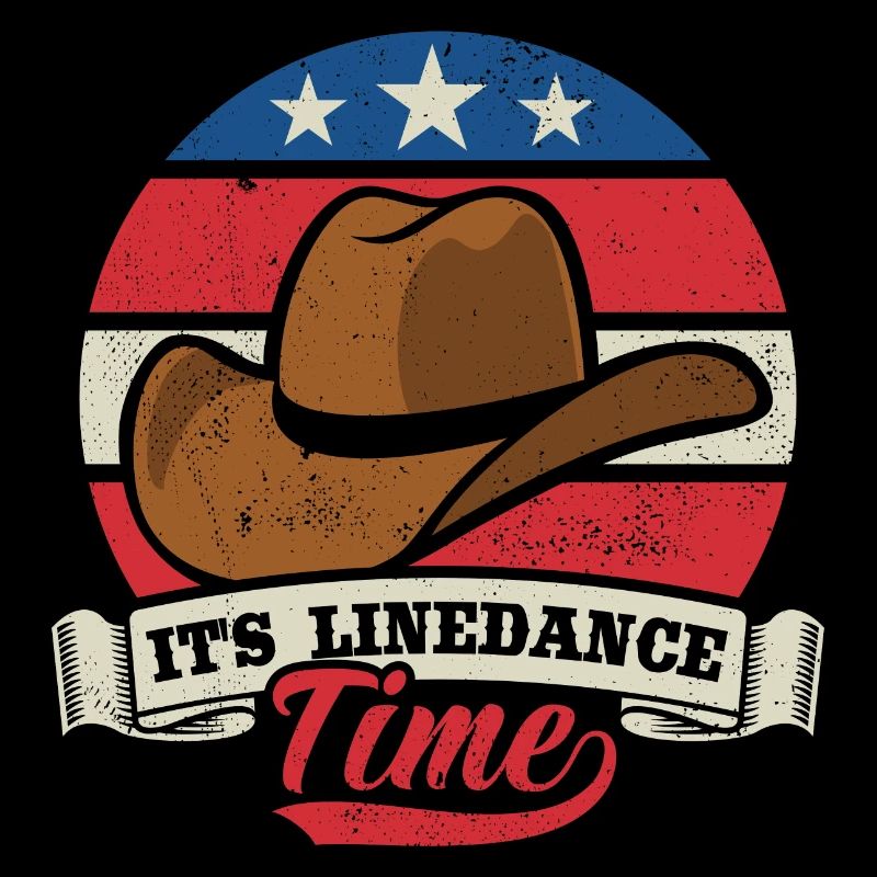 Linedance Linedancing USA Country Fan - Geschenk