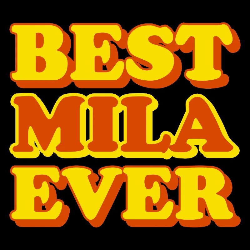 Funny gift with first name Mila