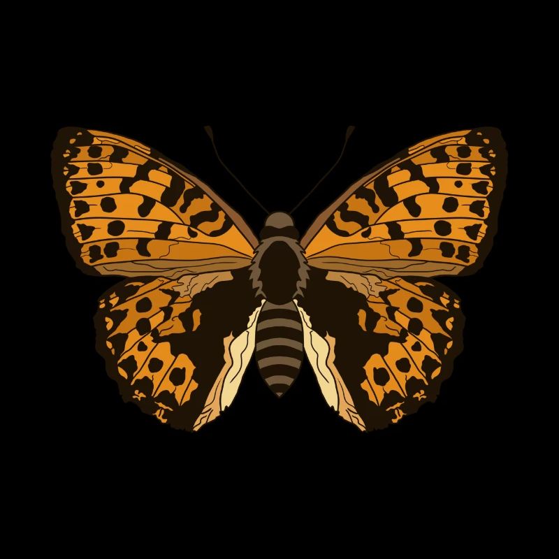 Orangefarbener Schmetterling