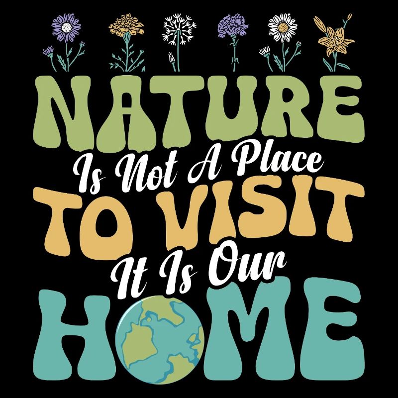 Nature Is Not A Place To Visit Earth Day Planet