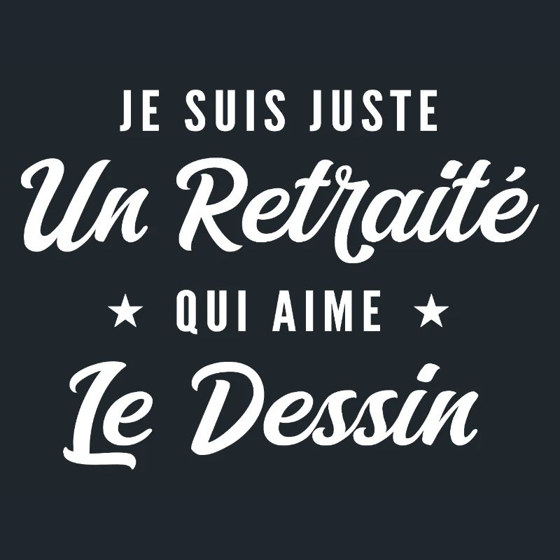 Retraité passionné de dessin