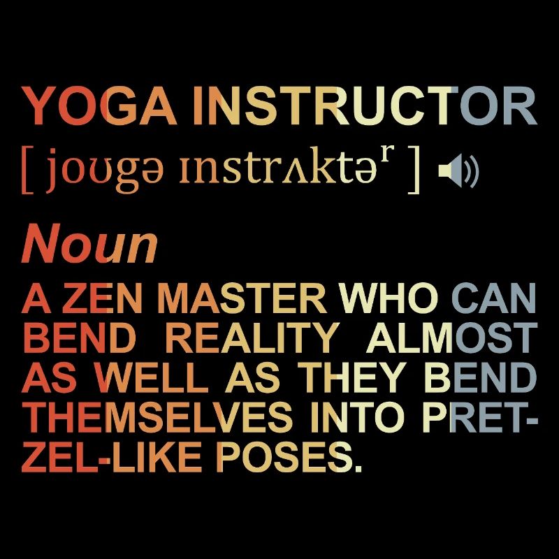 Yogalehrer Begriff