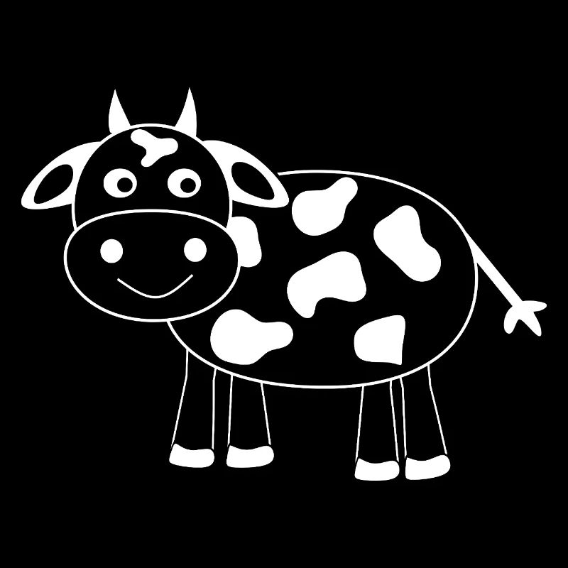 Cow White Gift Farmer