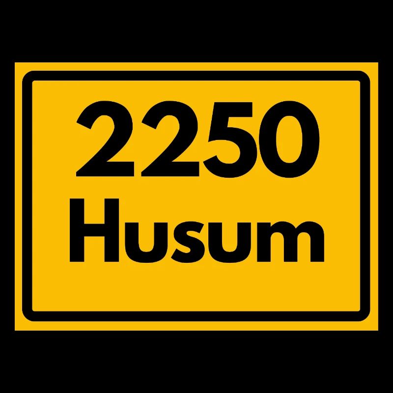ALTE POSTLEITZAHL PLZ RETRO 2250 HUSUM – NORDSEE