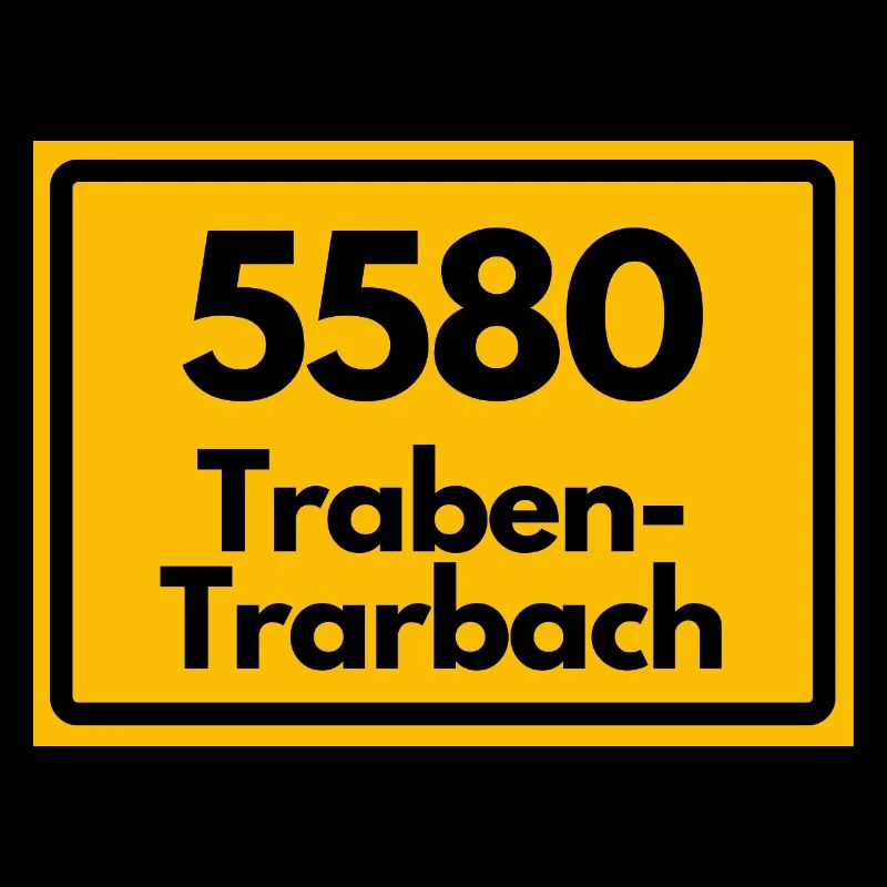 ALTE POSTLEITZAHL PLZ RETRO 5580 TRABEN-TRARBACH