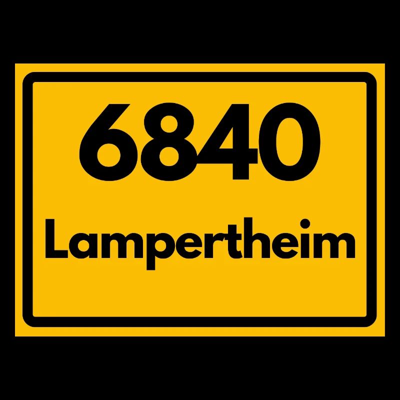 ANCIEN CODE POSTAL RETRO 6840 LAMPERTHEIM