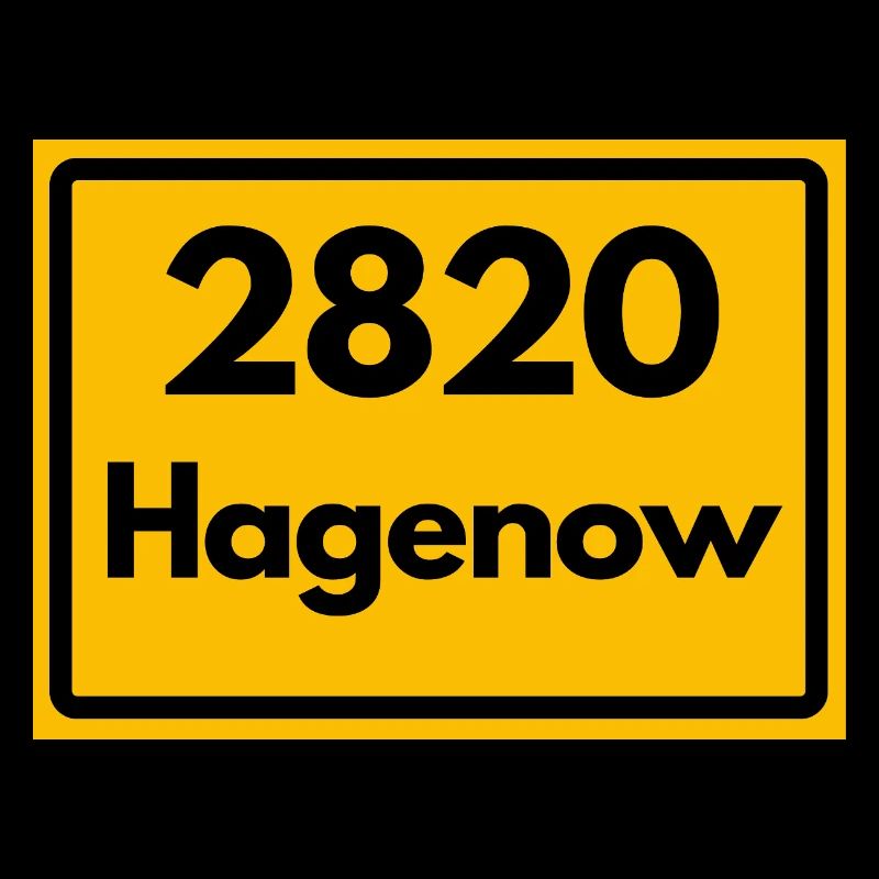 ANCIEN CODE POSTAL RÉTRO 2820 HAGENOW HEIMAT