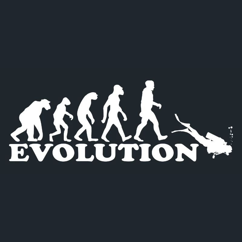 Evolution Diving Diver Diving Gift Idea