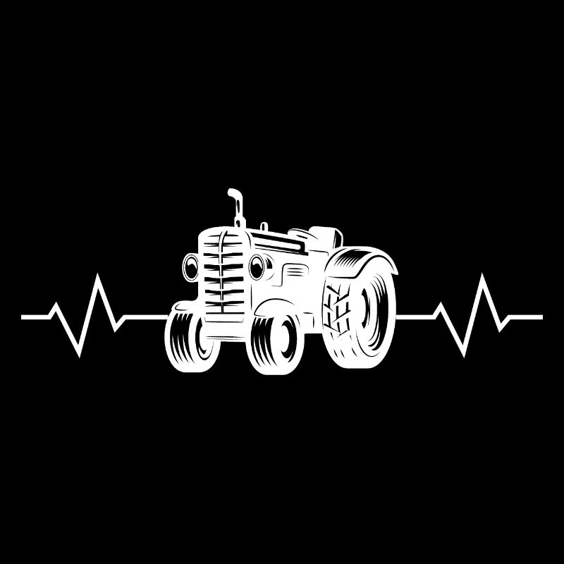 Herzschlag Traktor Farmer Farmer