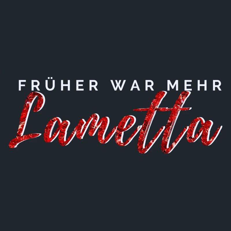 Weihnachtspullover - Früher war mehr Lametta